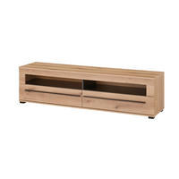 LOWBOARD  180/47/42 cm 2 Schublade(n) stehend, in verschiedenen Größen erhältlich  - Eichefarben/Schwarz, Design, Holzwerkstoff/Kunststoff (180/47/42cm) - Livetastic