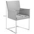 SCHWINGSTUHL in Metall, Leder Braun, Edelstahlfarben - Edelstahlfarben/Braun, Design, Leder/Metall (54/90,5/63cm) - Bert Plantagie SCHWINGSTUHL in Metall, Leder Braun, Edelstahlfarben - Edelstahlfarben/Braun, Design, Leder/Metall (54/90,5/63cm) - Bert Plantagie
