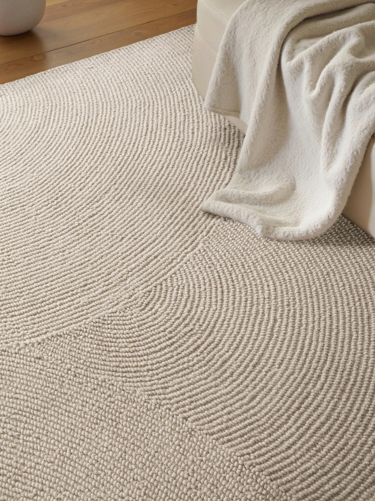 WOLLTEPPICH 80/150 cm Eleni Creme  - Creme, Basics, Textil (80/150cm)
