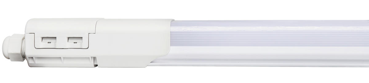 LED-DECKENLEUCHTE plus3 149,5/5,2/4,1 cm   - Weiß, Basics, Kunststoff (149,5/5,2/4,1cm)