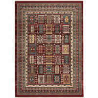 Covor Țesut  - roșu, Design, textil (133/190cm) - Novel