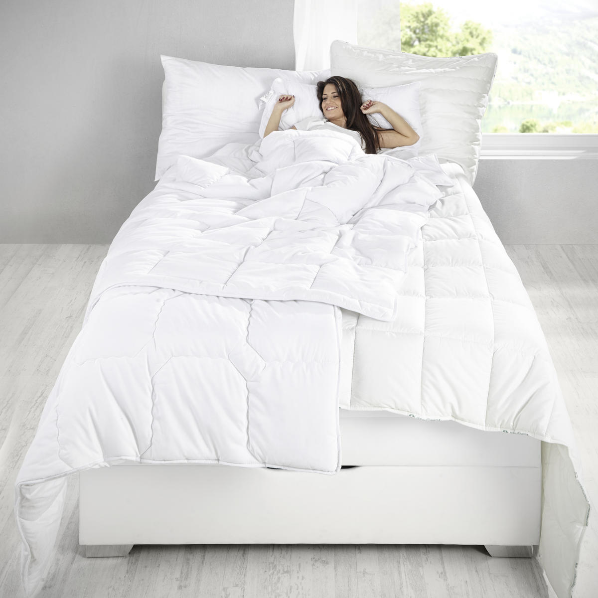 DUO-DECKE 140/200 cm  - KONVENTIONELL, Textil (140/200cm) - FAN