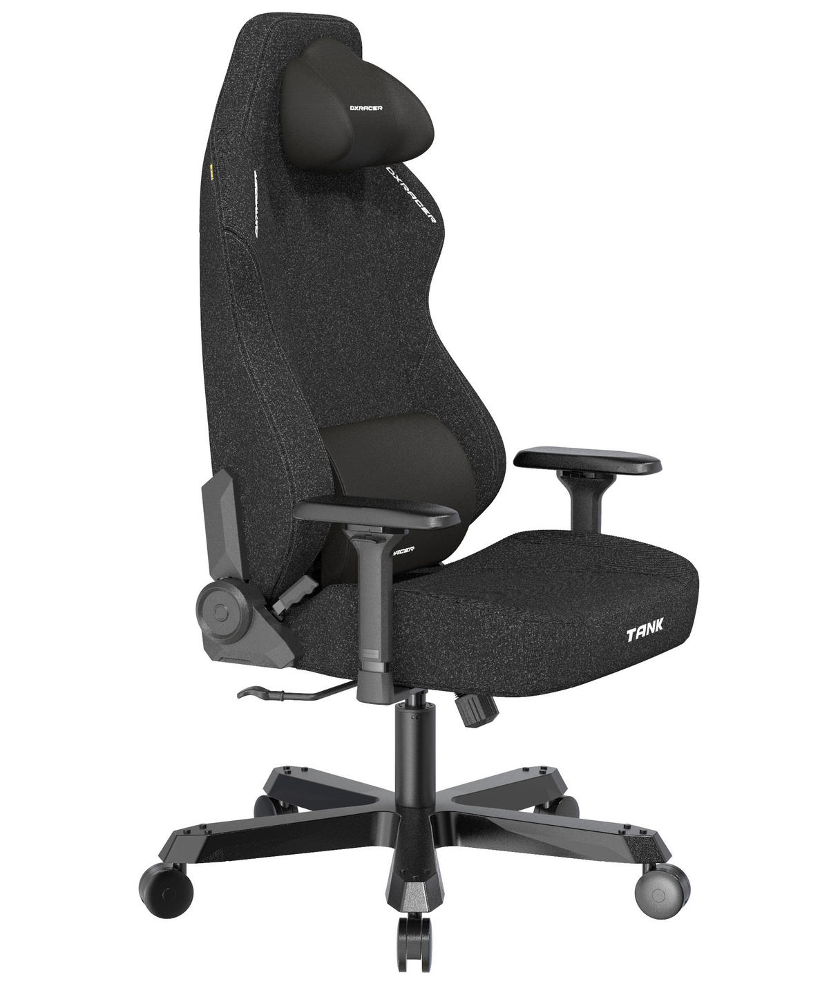 GAMINGSTUHL Schwarz Metall, Textil   - Schwarz, KONVENTIONELL, Textil/Metall (66/1440/60cm) - Dxracer