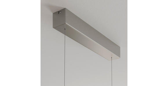 LED-HÄNGELEUCHTE 115/7,5/150 cm  - Silberfarben, Design, Metall (115/7,5/150cm) - Dieter Knoll