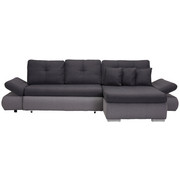 SOUPRAVA NA SEZENÍ, světle šedá, tmavě šedá, textilie - světle šedá/tmavě šedá, Design, textilie/umělá hmota (302/187cm) - Carryhome