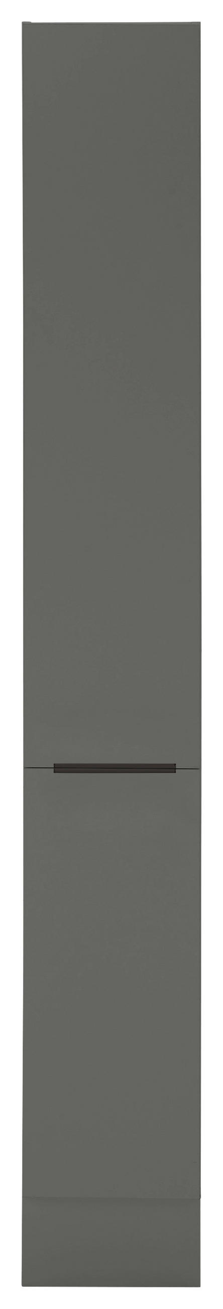 DULAP DE VASE 30/211/57 cm   - grafit/negru, Basics, metal/material pe bază de lemn (30/211/57cm) - Xora