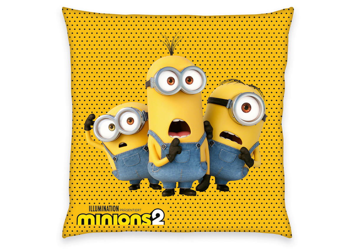 DĚTSKÉ POVLEČENÍ MIMONI, renforcé, žlutá, vícebarevná, černá, 135/200 cm - černá/vícebarevná, Basics, textil (135/200cm) - Herding