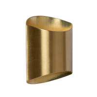 LED-WANDLEUCHTE - Messingfarben, Konventionell, Metall (22.5/16/8.5cm) - Lucide