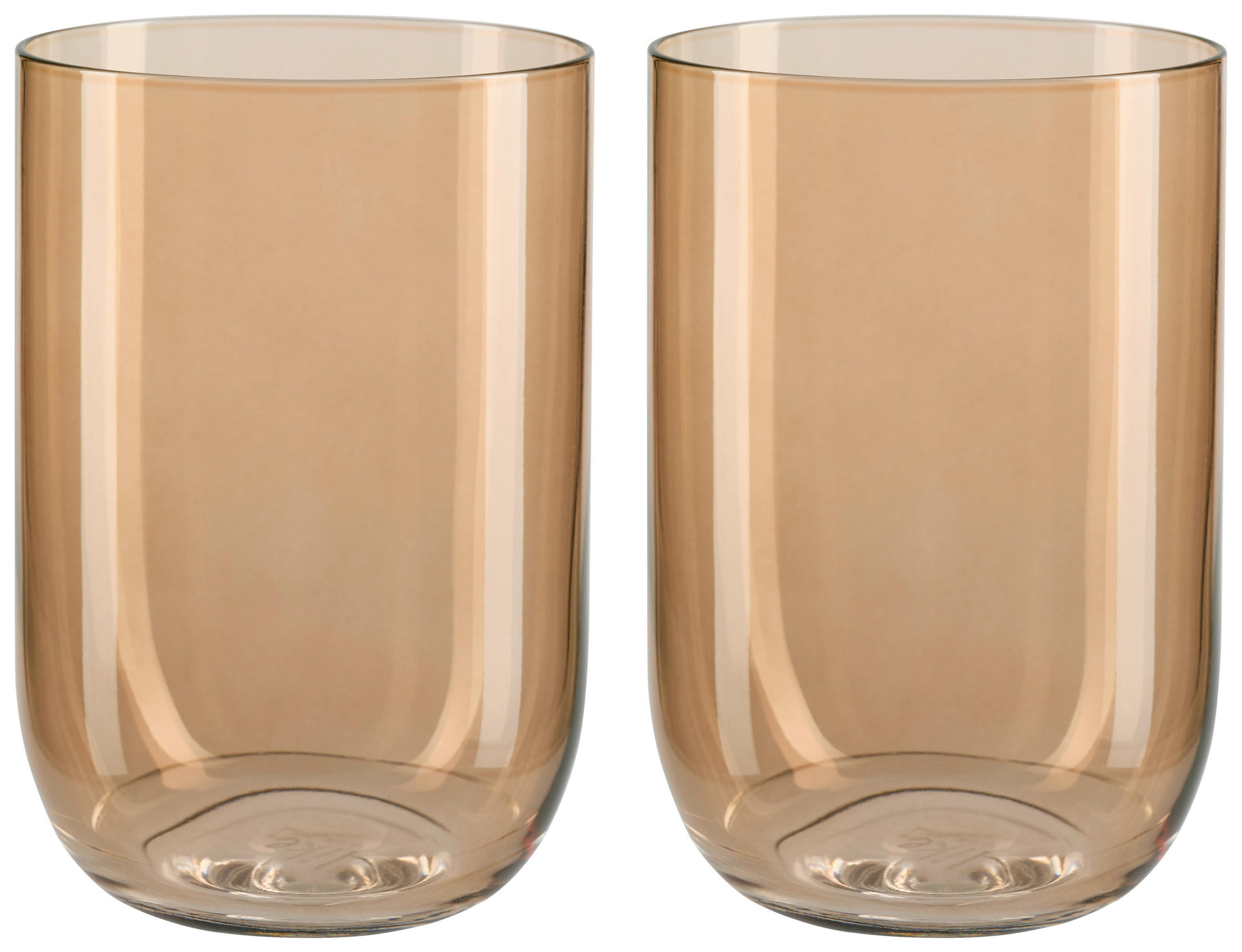 LONGDRINKGLAS 385 ml 2-teilig - Braun, Design, Glas (385ml) - like.Villeroy & Boch