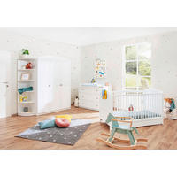 BABYZIMMER PINOLINO LAURA  - Weiß, ROMANTIK / LANDHAUS, Holzwerkstoff - Pinolino