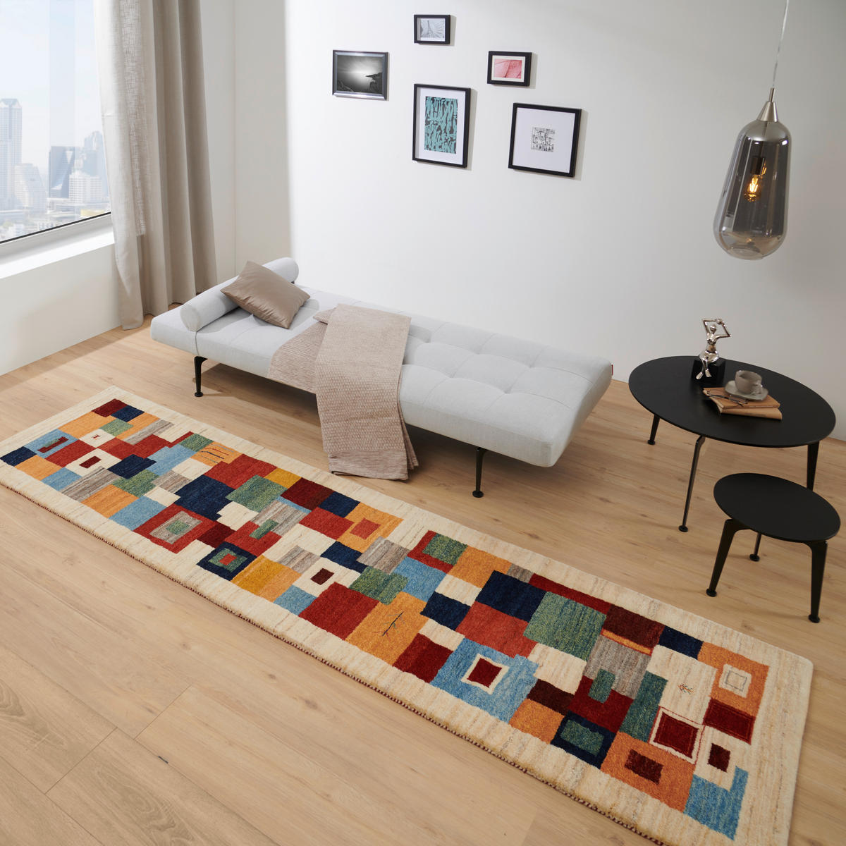 ORIENTALISK MATTA 80/200 cm Oase  - multicolor/cremefärgad, Lifestyle, textil (80/200cm) - Cazaris