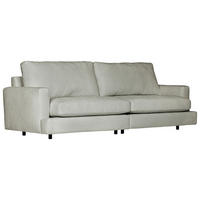 SOFFA i grå  - svart/grå, Klassisk, trä/textil (253/87/105cm) - Best Price