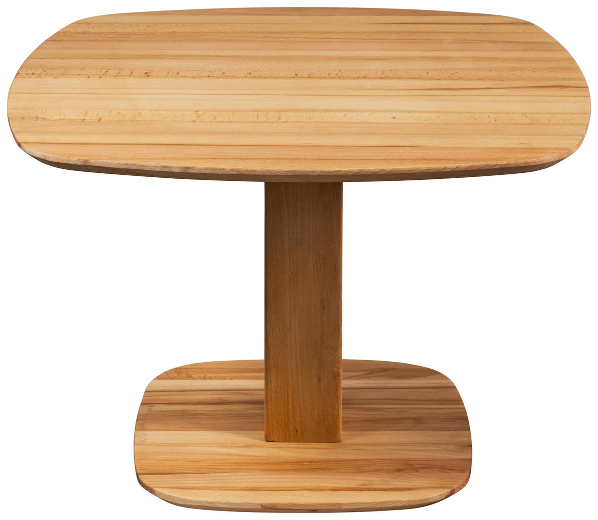 COUCHTISCH Buche Hartholz 70/70/48-67 cm quadratisch Buchefarben  - Buchefarben, Design, Holz (70/70/48-67cm) - Linea Natura