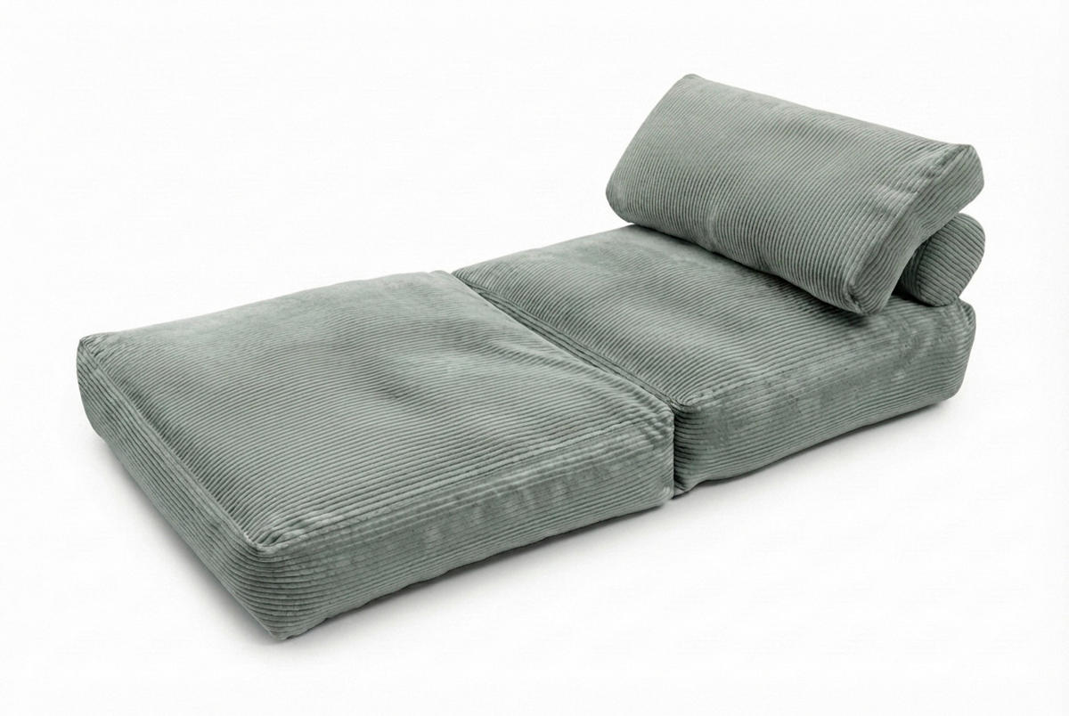 SCHLAFSESSEL Cord Mintgrün Rückenkissen  - Mintgrün, KONVENTIONELL, Textil (85/80/85cm) - Xora
