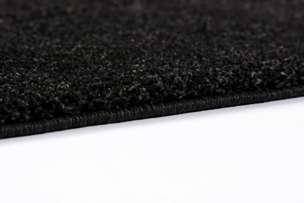 WEBTEPPICH 80/150 cm Schwarz  - Schwarz, Design, Textil (80/150cm) - Schöner Wohnen