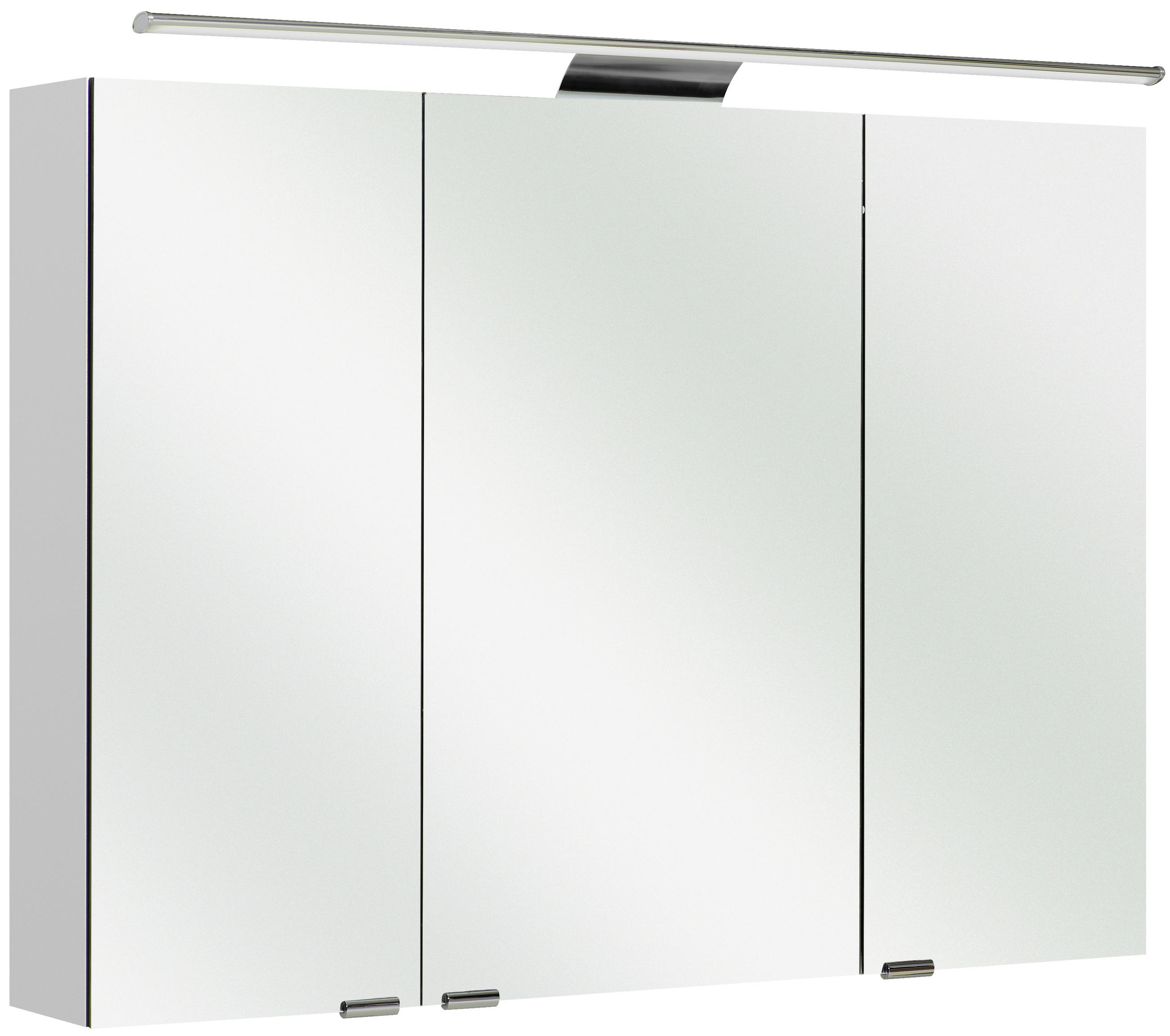 SPIEGELSCHRANK 100/70/16 cm  - Weiß, Basics, Glas/Holzwerkstoff (100/70/16cm) - Sadena
