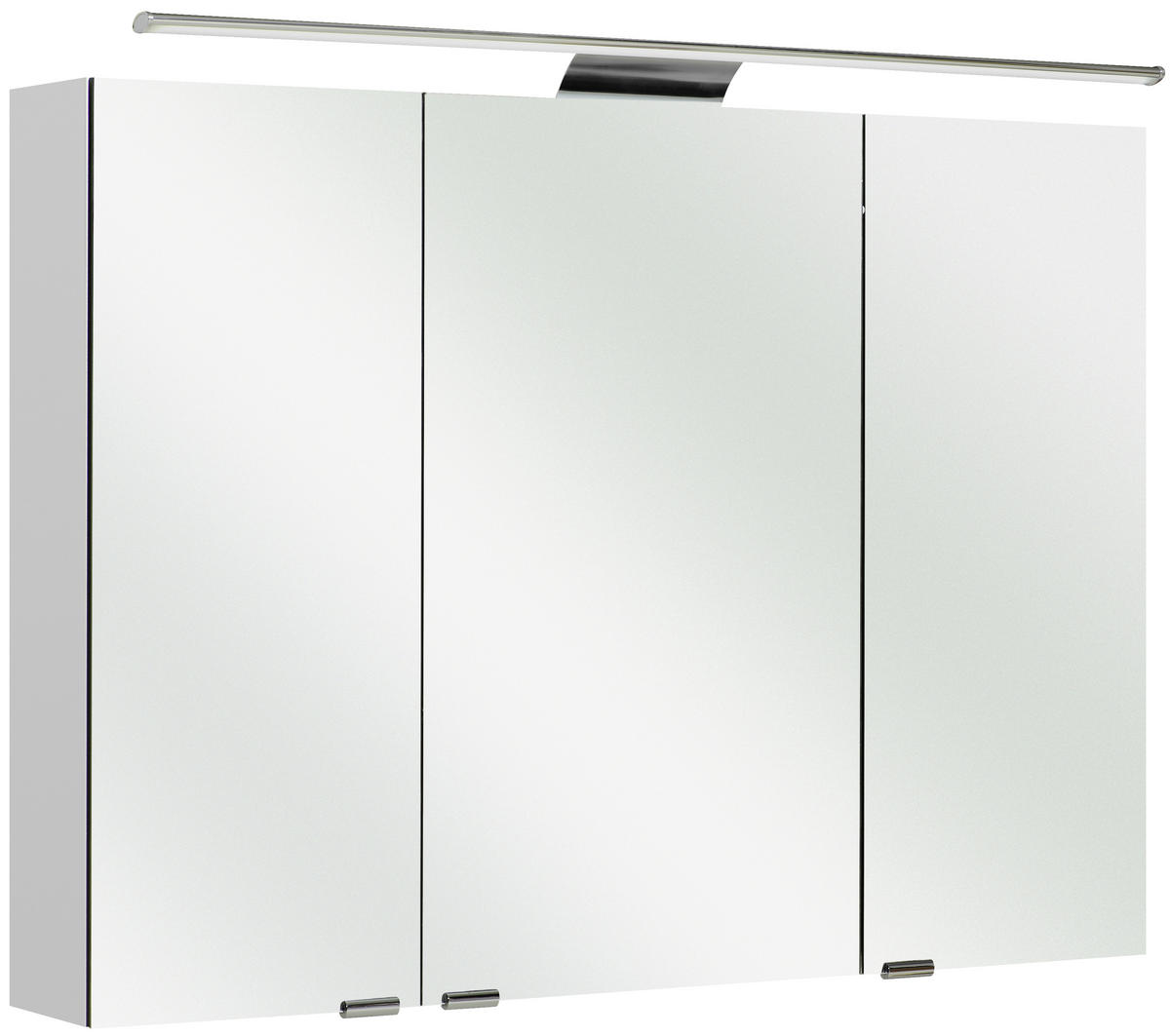 SPIEGELSCHRANK 100/70/16 cm  - Weiß, Basics, Glas/Holzwerkstoff (100/70/16cm) - Sadena