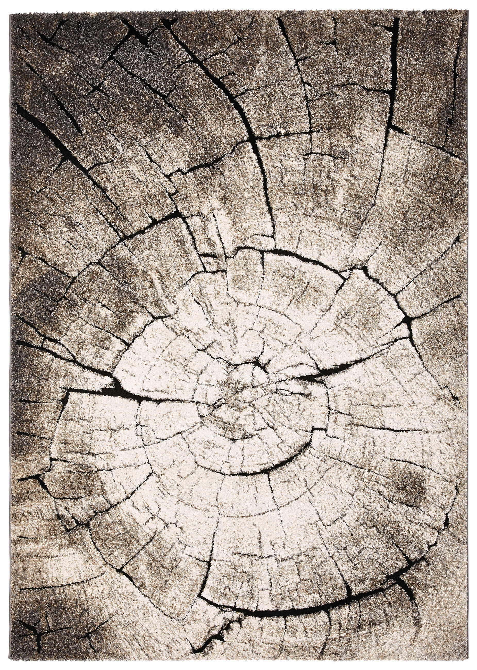 WEBTEPPICH 160/225 cm Wild Oak Anthrazit, Grau, Dunkelgrau  - Dunkelgrau/Anthrazit, Design, Textil (160/225cm) - WECON HOME