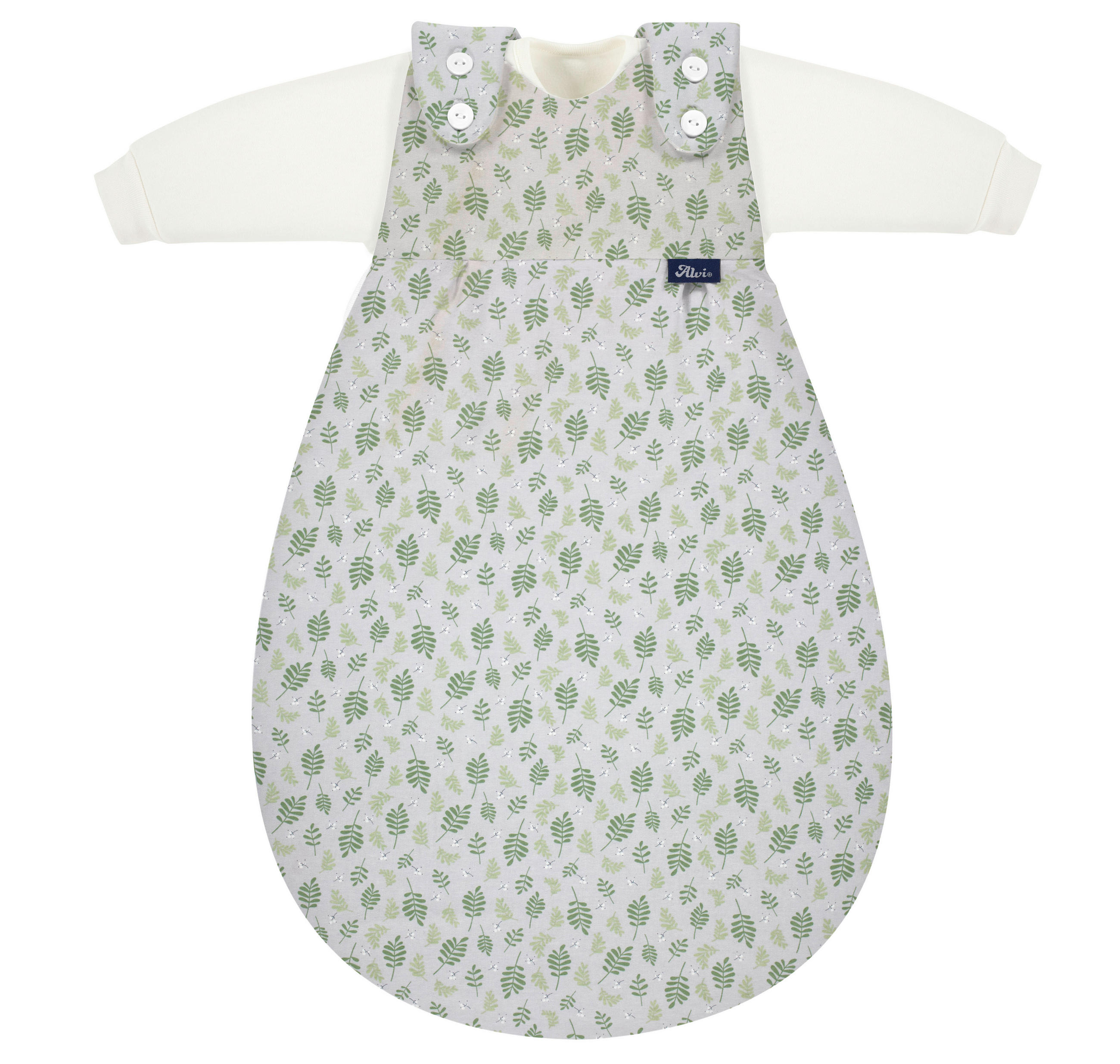 BABYSCHLAFSACKSET Mäxchen    50/56   - Waldgrün/Weiß, Basics, Textil (50/56null) - Alvi