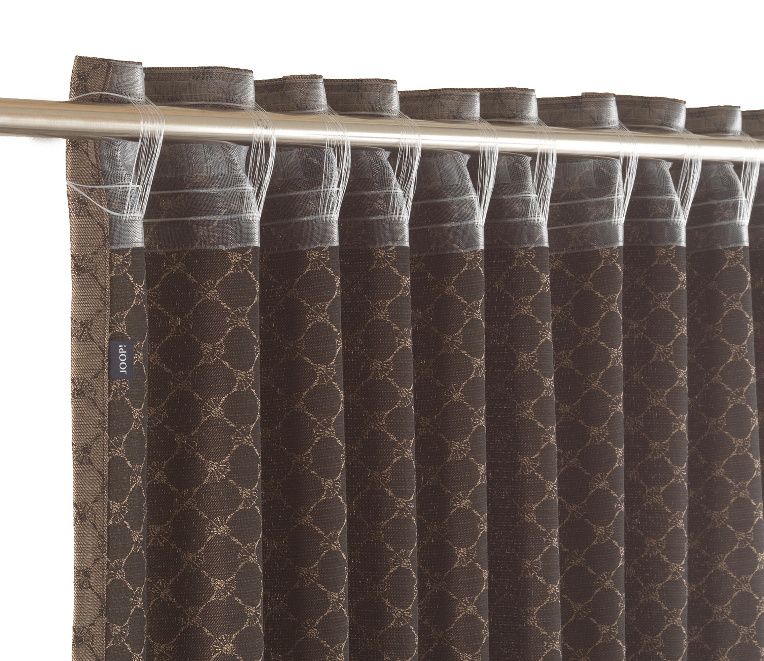 FERTIGVORHANG blickdicht  - Braun, Design, Textil (130/250cm) - Joop!