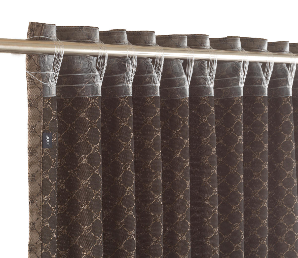 FERTIGVORHANG blickdicht  - Braun, Design, Textil (130/250cm) - Joop!
