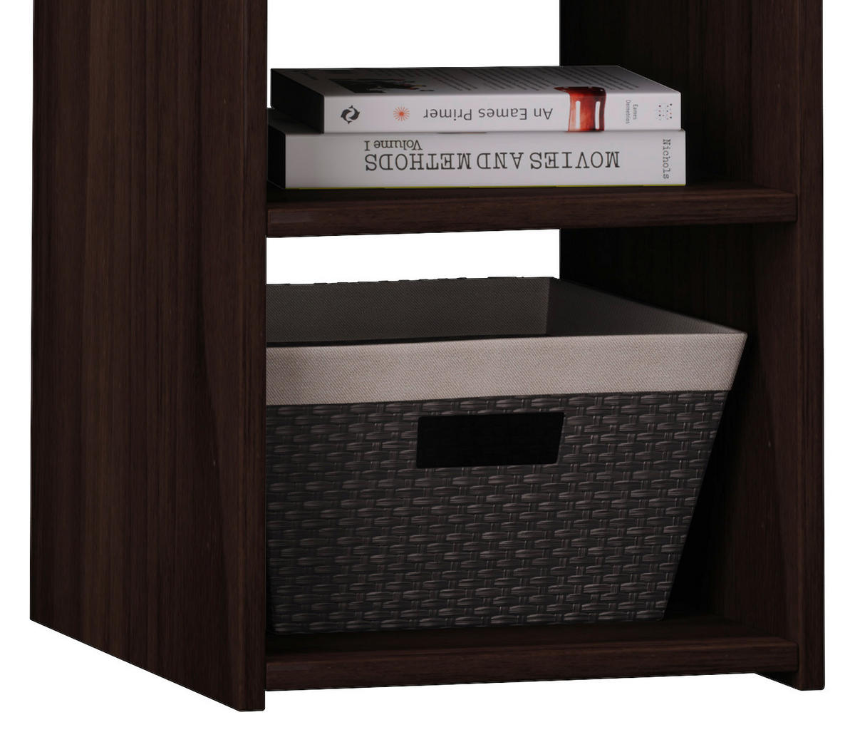 NACHTSCHRANK 35/65/35 cm  - Walnussfarben, KONVENTIONELL, Holzwerkstoff (35/65/35cm) - MID.YOU
