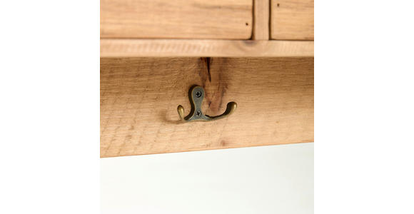 HÄNGEVITRINE  in massiv Tanne Naturfarben  - Messingfarben/Naturfarben, LIFESTYLE, Glas/Holz (64,5/61,5/17,5cm) - Landscape