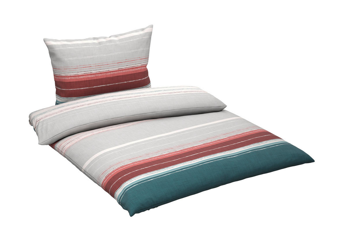 BETTWÄSCHE 2-teilig Satin 140/200 cm  - Multicolor, KONVENTIONELL, Textil (140/200cm) - Esposa