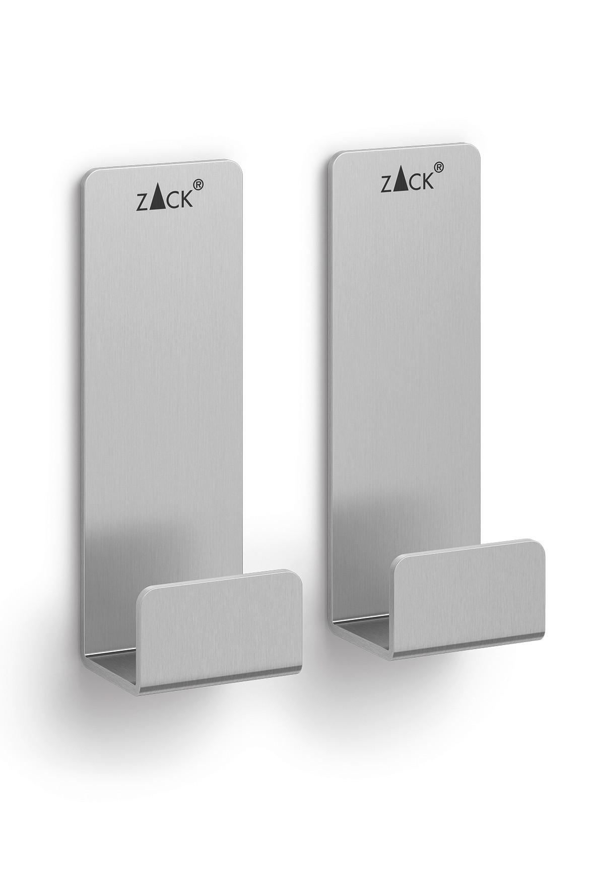 HANDTUCHHAKEN - Edelstahlfarben, Basics, Metall (2.5/7.0/2.1cm) - Zack