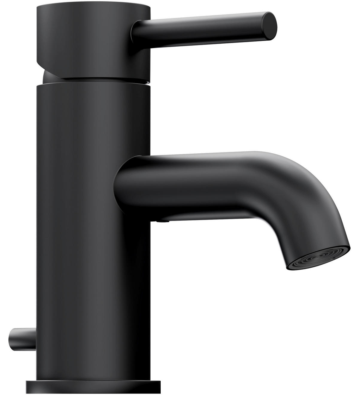 WASCHTISCHARMATUR 4,5/15/15,1 cm  - Schwarz, MODERN, Metall (4,5/15/15,1cm)