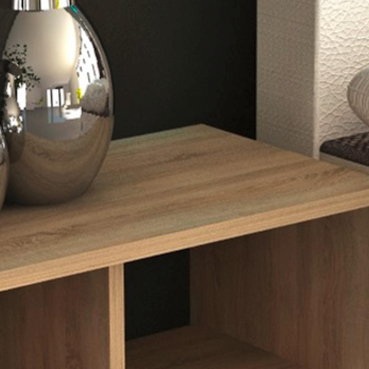 COUCHTISCH 63/30/40 cm rechteckig Eichefarben  - Eichefarben, Basics, Holzwerkstoff (63/30/40cm) - MID.YOU