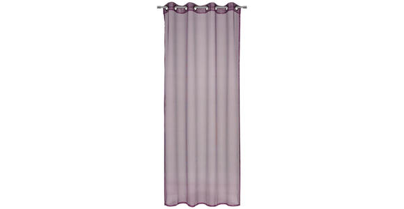 ÖSENVORHANG transparent - Lila, KONVENTIONELL, Textil (140/245cm) - Esposa