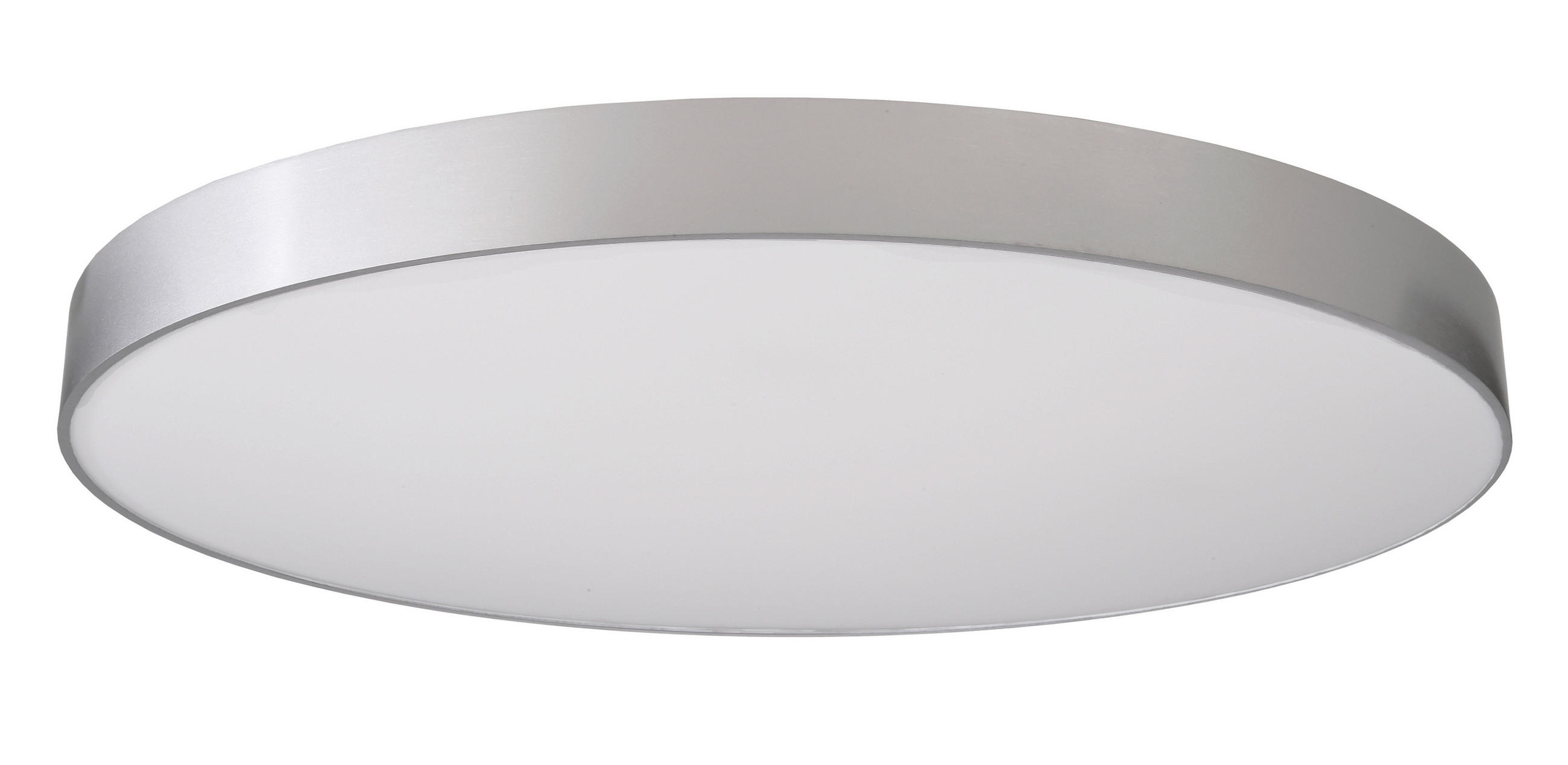 LED-DECKENLEUCHTE Menkar 80/80/9 cm   - Alufarben, KONVENTIONELL, Metall (80/80/9cm)