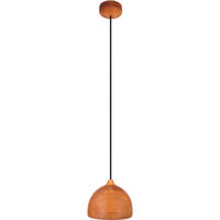 ZÁVESNÉ SVIETIDLO, 17,5/90-140 cm  - čierna/farba jelše, Natur, drevo (17,5/90-140cm)