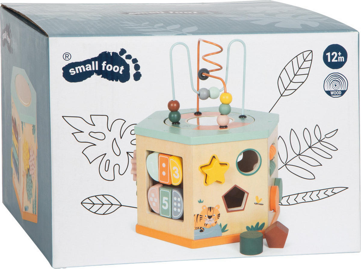 MOTORIKSPIEL Safari  - Multicolor, Basics, Holz/Kunststoff (25/29/22cm) - small foot