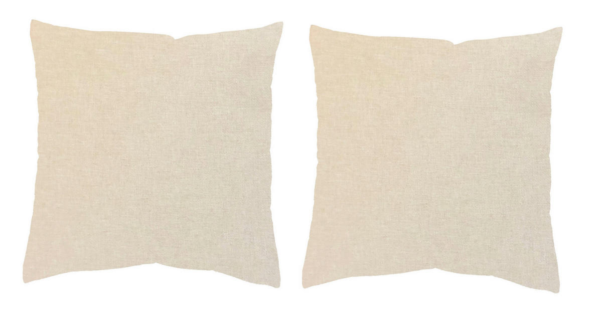 KISSENHÜLLEN-SET LUCIO 40/40 cm  - Beige, Basics, Textil (40/40cm)