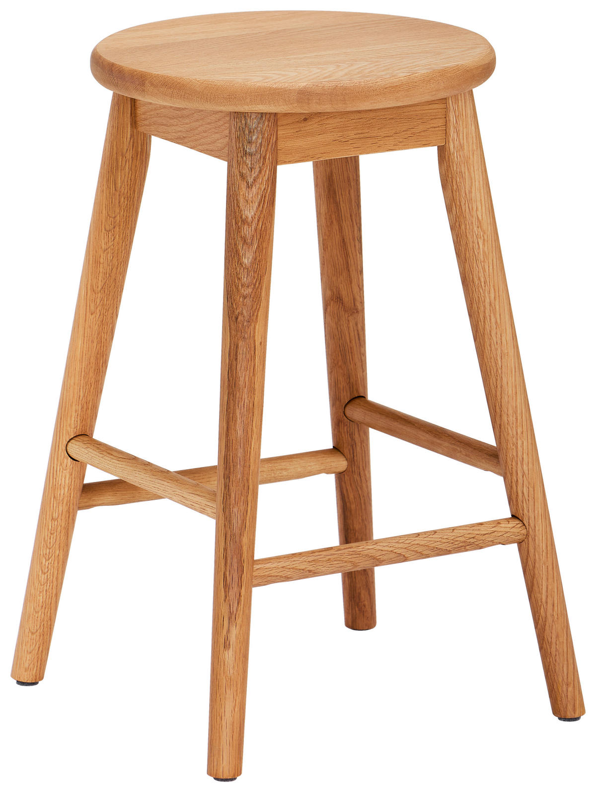 HOCKER Eiche Eichefarben  - Eichefarben, Natur, Holz (30/45/30cm) - Linea Natura
