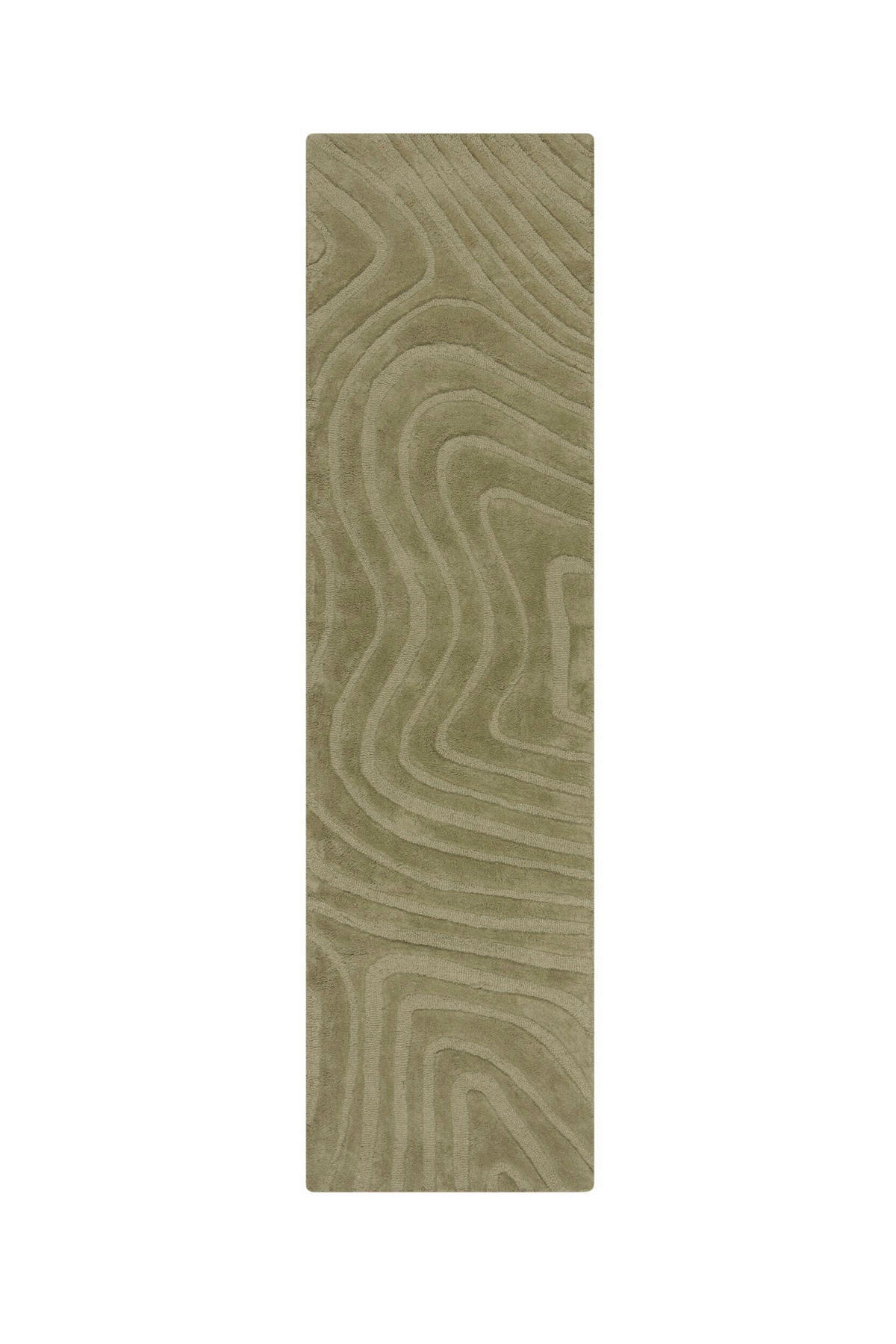 LÄUFER 60/230 cm Grün  - Grün, MODERN, Textil (60/230cm) - Xora