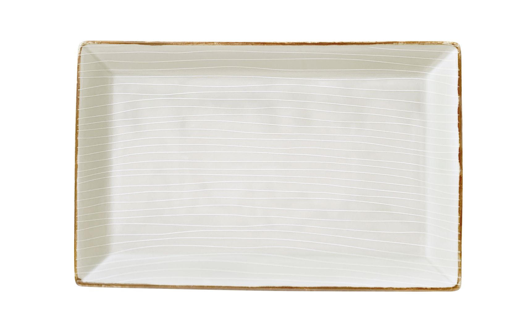 SERVIERPLATTE   23/36 cm   - Beige, Design, Keramik (23/36cm) - Landscape