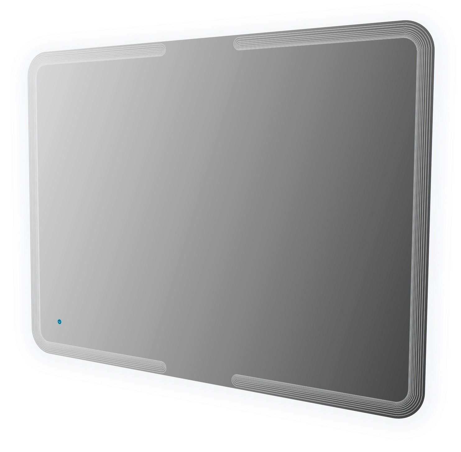 FÜRDŐSZOBATÜKÖR  - Basics, faalapú anyag/Üveg (120/90/2cm) - Welnova