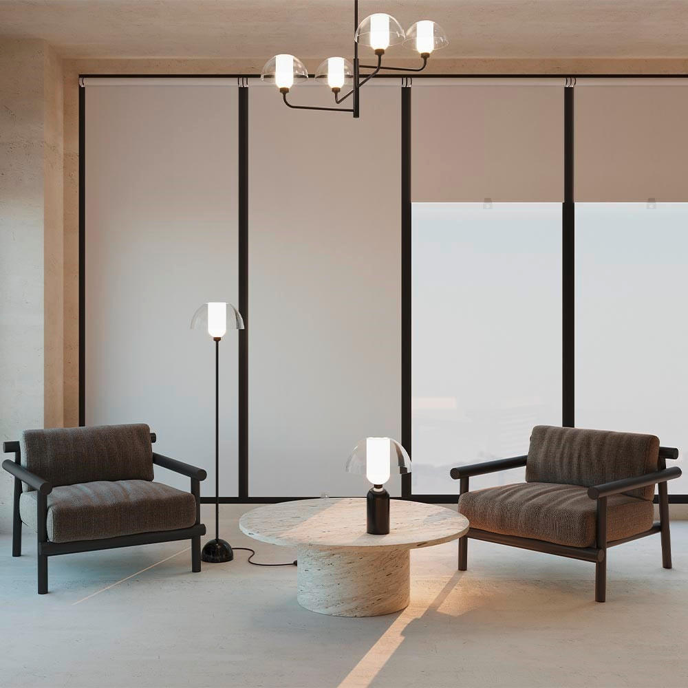 PENDELLAMPA 90,6/76/57,5 cm  - svart, Modern, metall/glas (90,6/76/57,5cm) - MAYTONI