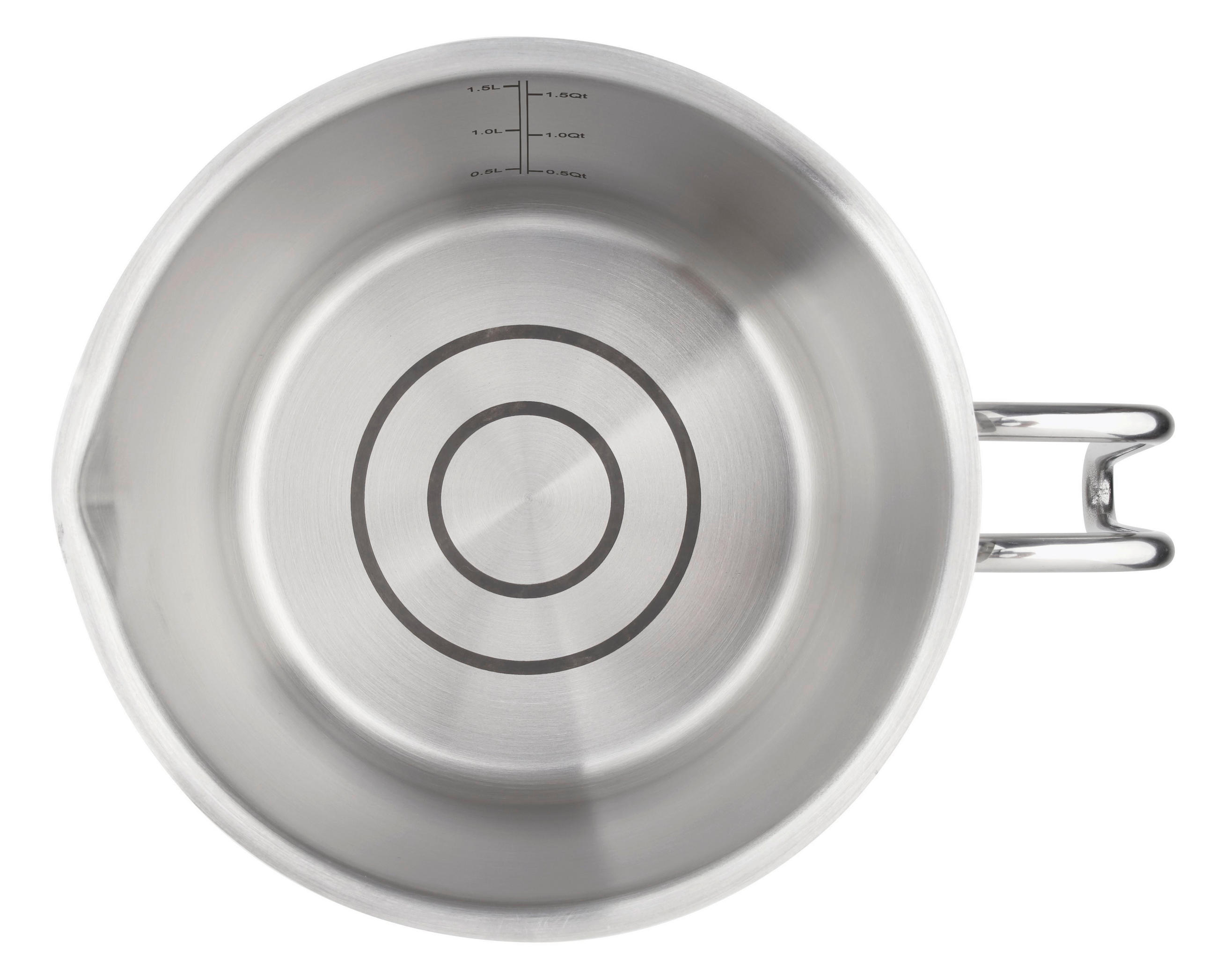 OALĂ PENTRU FIERT LAPTE 1,5 l  - culoare inox, Design, metal (1500ml) - Chefkoch+Fackelmann
