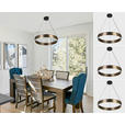 LED-HÄNGELEUCHTE Oxira 59/120 cm  - Multicolor/Schwarz, Design, Kunststoff/Metall (59/120cm) - Dieter Knoll
