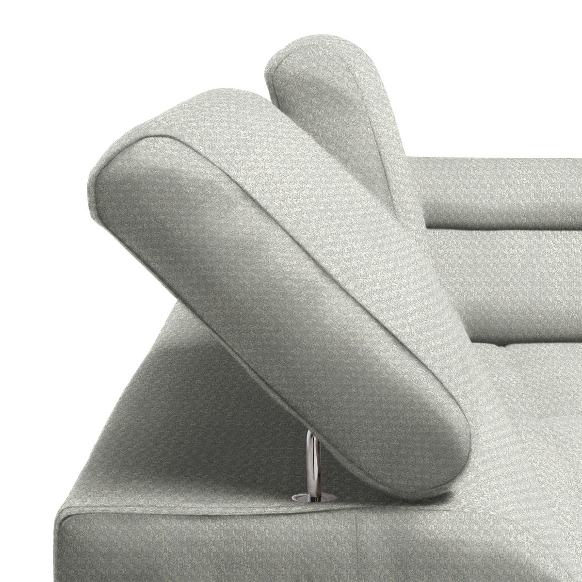 HÖRNSOFFA i chenille, vävt tyg sandfärgad  - sandfärgad/svart, Modern, textil/plast (283/106cm) - MID.YOU