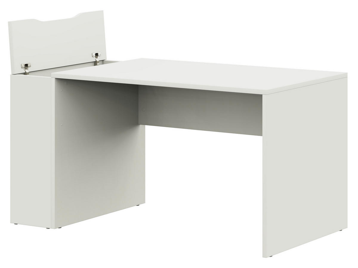 JUGENDSCHREIBTISCH 145/67/72 cm  in Weiss  - Weiss, Design, Holzwerkstoff (145/67/72cm) - Cantus