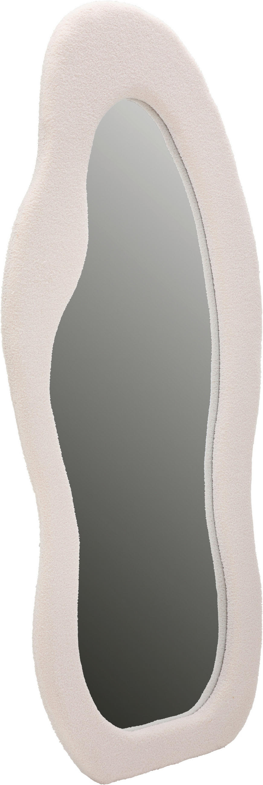 WANDSPIEGEL 72/170/3,5 cm    in Freiform  - Creme, Design, Glas/Holzwerkstoff (72/170/3,5cm) - MID.YOU