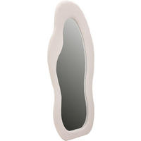 WANDSPIEGEL 72/170/3,5 cm    in Freiform  - Creme, Design, Glas/Holzwerkstoff (72/170/3,5cm) - MID.YOU
