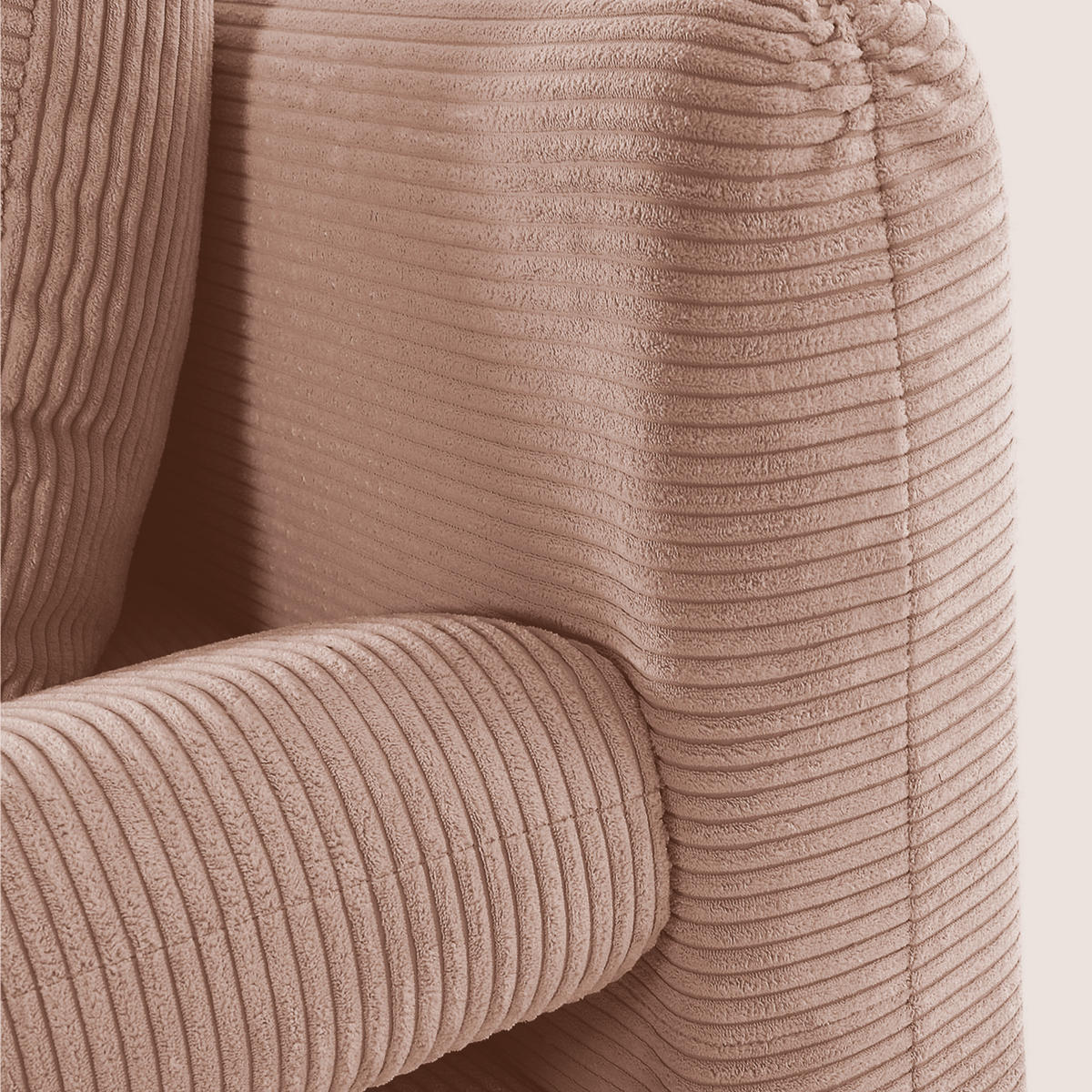SCHLAFSOFA  mit Stoffauswahl, Liegefunktion, Schlafen auf Sitzhöhe, Rücken echt Cord Rosa  - Schwarz/Rosa, KONVENTIONELL, Textil/Metall (200/78/95cm) - home24