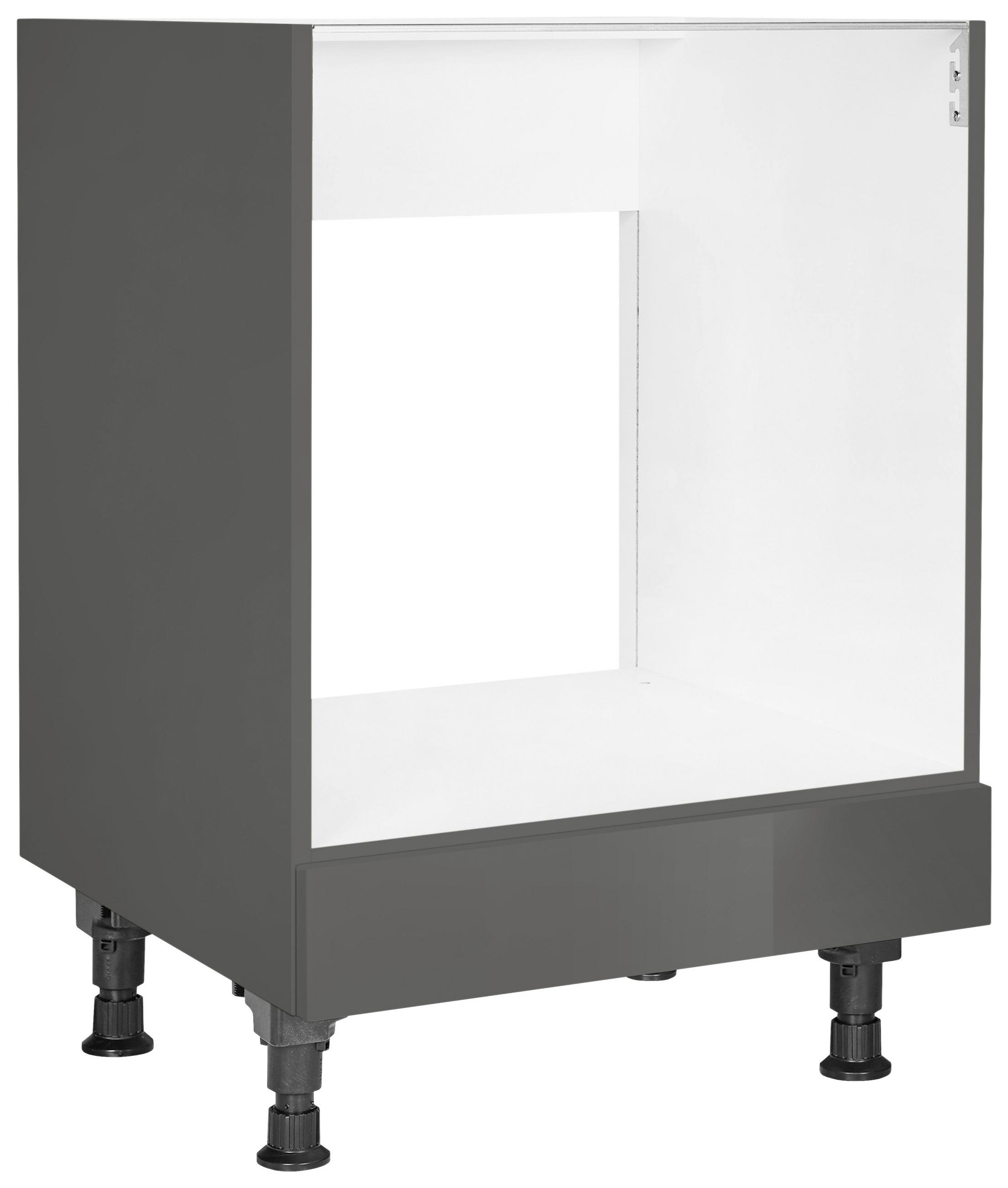 HERDUMBAUSCHRANK 60/87/56 cm  in Schieferfarben  - Schieferfarben, MODERN, Holzwerkstoff (60/87/56cm) - Nobilia