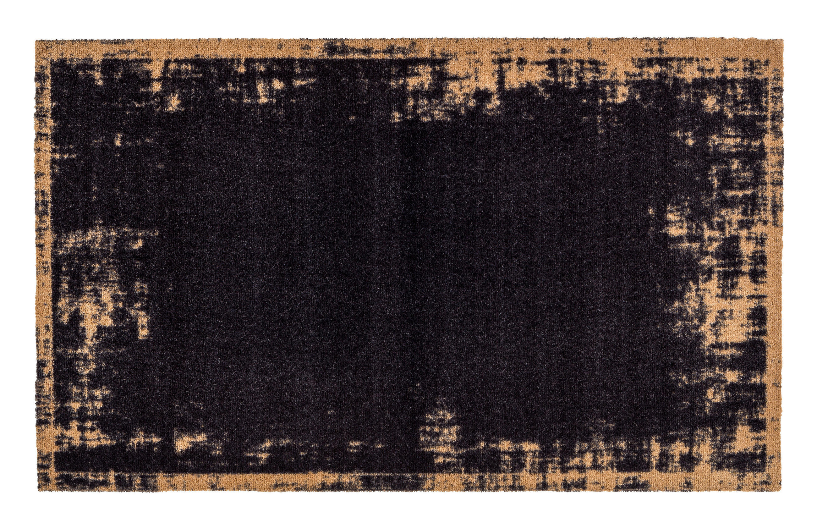 FUßMATTE  66/110 cm  Schwarz, Dunkelorange  - Dunkelorange/Schwarz, Design, Textil (66/110cm) - Esposa